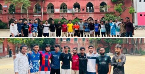 ‎রাষ্ট্রবিজ্ঞান বিভাগের প্রীতি ফুটবল ম্যাচ: প্রথম বর্ষকে ৫-৩ গোলে হারিয়ে বিজয়ী দ্বিতীয় বর্ষ