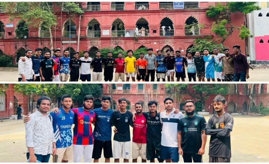 ‎রাষ্ট্রবিজ্ঞান বিভাগের প্রীতি ফুটবল ম্যাচ: প্রথম বর্ষকে ৫-৩ গোলে হারিয়ে বিজয়ী দ্বিতীয় বর্ষ