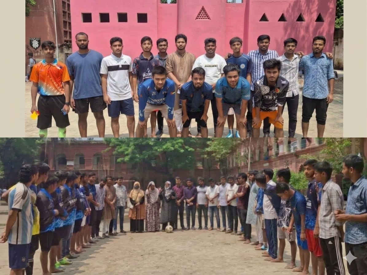 ‎রাষ্ট্রবিজ্ঞান স্টুডেন্ট অ্যাসোসিয়েশনের ফুটবল টুর্নামেন্ট: প্রথম রাউন্ডে ‘দ্যা পলিটিক্যাল হিটার্স’ (২৪-২৫)  এর দাপুটে জয়