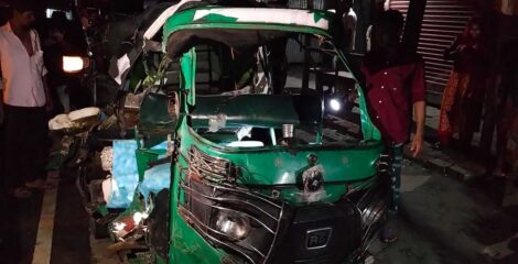 রাজাপুরে বাস-মাহিন্দ্রার মুখোমুখি সংঘর্ষে নিহত ২, আহত ৪