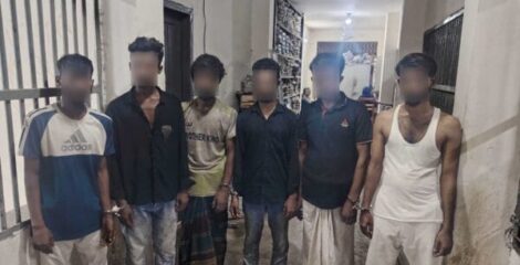 মোহাম্মদপুরে জমি দখলের চেষ্টা হামলা-ভাঙচুর লুটপাটের ঘটনায় গ্রেফতার ৬