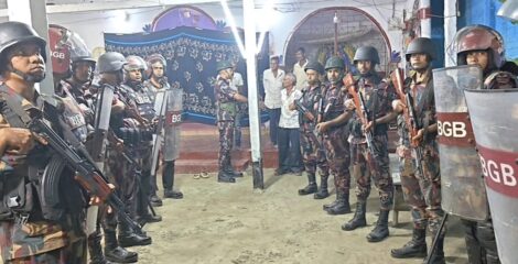 কুড়িগ্রামে দুর্গাপূজাকে ঘিরে বিজিবির বিশেষ নজরদারি